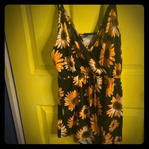 A sunflower romper